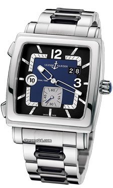Ulysse Nardin Quadrato Dual Time Stainless Steel watches