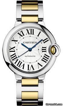 Cartier Ballon Bleu Stainless Steel and Gold watches