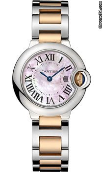 Cartier Ballon Bleu Stainless Steel and Pink Gold watches