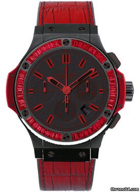 Hublot Big Bang 44mm Evolution All Black Red watches