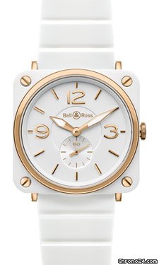 Bell & Ross BR-S Quartz White Ceramic watches