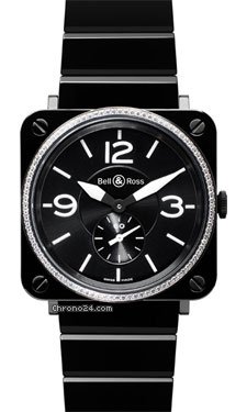 Bell & Ross BR-S Quartz Black Ceramic watches