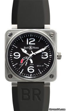 Bell & Ross BR 01-97 Power Reserve Steel watches
