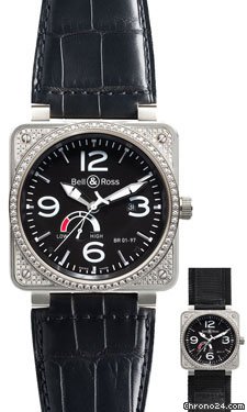 Bell & Ross BR 01-97 Power Reserve Diamonds watches