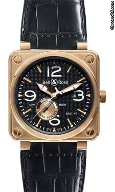 Bell & Ross BR 01-97 Power Reserve Gold watches