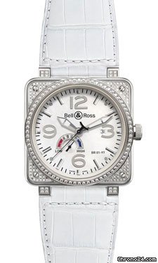 Bell & Ross BR 01-97 Power Reserve Diamonds watches