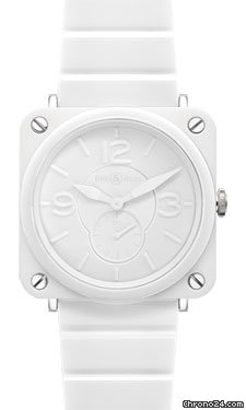 Bell & Ross BR-S Quartz White Ceramic Phantom watches