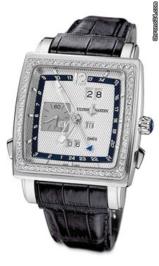 Ulysse Nardin Quadrato Dual Time Perpetual White Gold watches