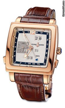 Ulysse Nardin Quadrato Dual Time Perpetual Rose Gold watches