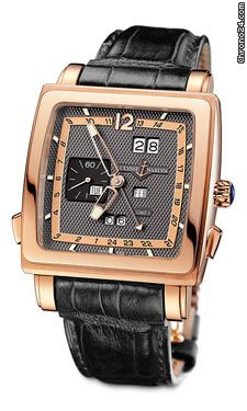 Ulysse Nardin Quadrato Dual Time Perpetual Rose Gold watches