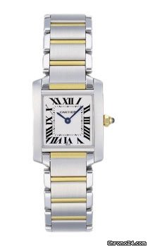 Cartier Tank Francaise Small Steel And Gold watches