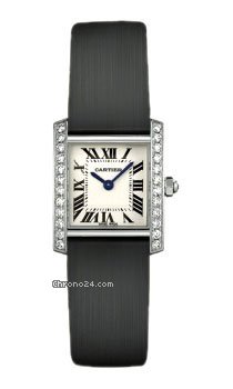 Cartier Tank Francaise Small Gold With Diamonds watches