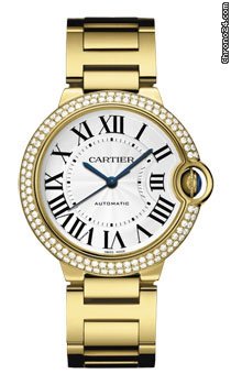 Cartier Ballon Bleu Yellow Gold With Diamonds watches