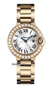 Cartier Ballon Bleu Pink Gold With Diamonds watches