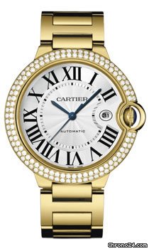 Cartier Ballon Bleu Yellow Gold With Diamonds watches