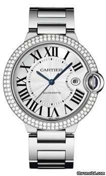 Cartier Ballon Bleu White Gold With Diamonds watches