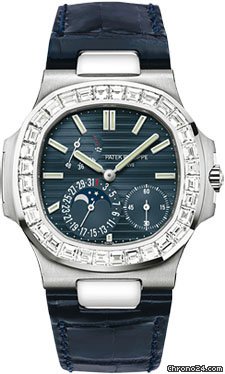 Patek Philippe Nautilus Mens White Gold watches