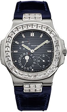 Replica Patek Philippe Nautilus Mens White Gold Watch