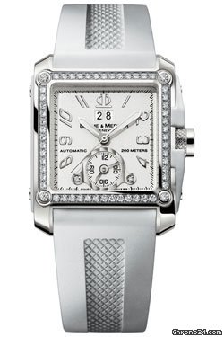 Baume & Mercier Hampton Square Extra Large Dual Time watches
