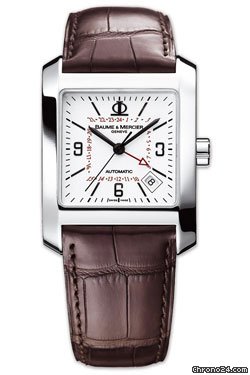 Baume & Mercier Hampton Square Extra Large Dual Time watches