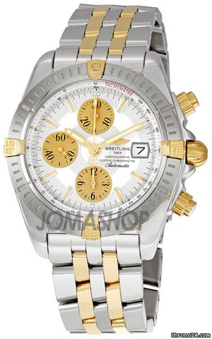 Breitling Chronomat Evolution Silver Dial Chronograph Mens Watch B1335611-G570TT watches