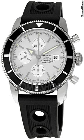 Breitling SuperOcean Heritage Chronograph Silver Dial Mens Watch A1332024-G698 watches