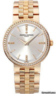 Vacheron Constantin Patrimony Traditionnelle Small Gold Bracelet watches