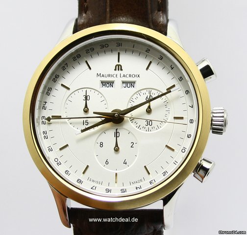 Maurice Lacroix Les Classiques Chronograph Neu Box & Papiere ink MwSt watches
