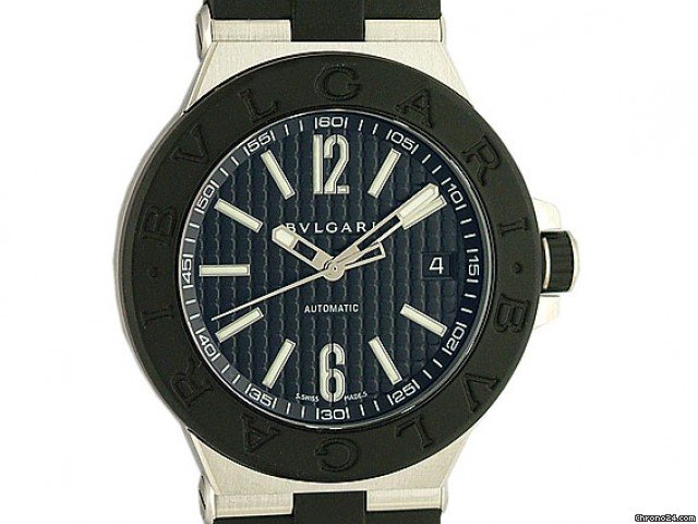 Bulgari Diagono Automatic Stahl/Kautschuk 40mm watches