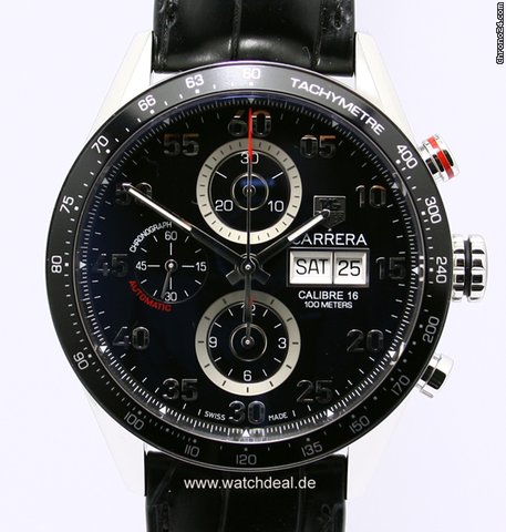 TAG Heuer Carrera Automatik Chronograph NEU incl MWST B&P watches