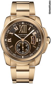 Cartier Calibre de Cartier Automatic Gold watches