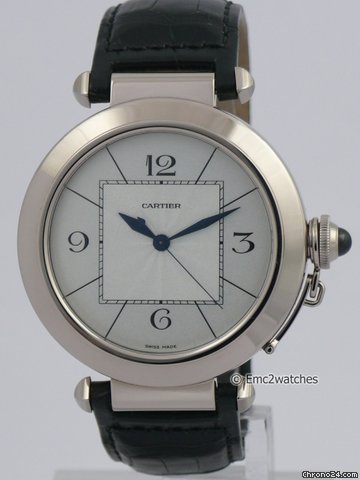 Cartier Pasha 42 white gold ~99% like new~ watches
