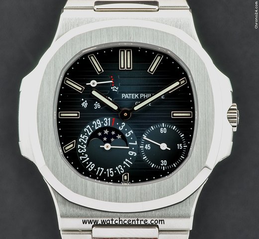 Patek Philippe S/S Power Reserve Nautilus B&P 5712/1A watches