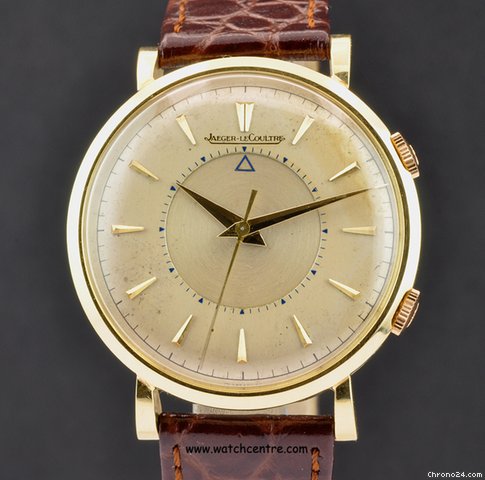 Jaeger-LeCoultre 18k Y/Gold Manual Wind Memovox Alarm watches