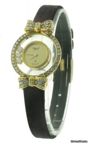 Chopard Gold/Leder Happy Diamond 4064 watches