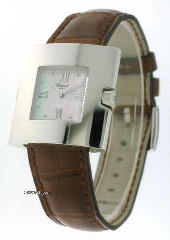 Chopard Lady Watch White Gold 18K MOP Quartz 12/7422 watches