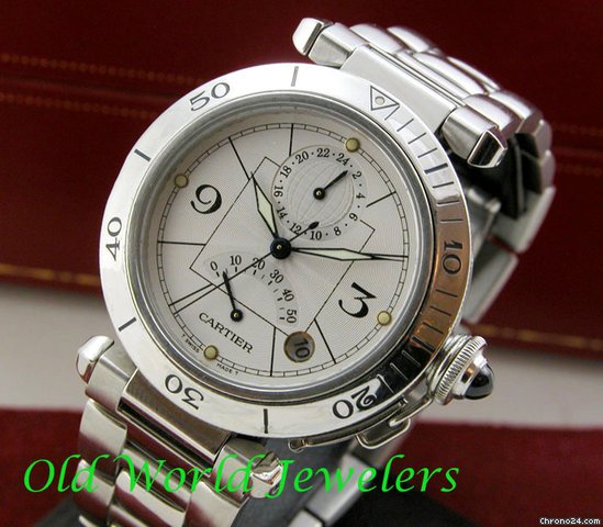 Cartier STAINLESS STEEL PASHA POWER RESERVE watches