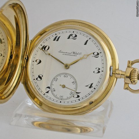 IWC savonette/huntercased pocket watch watches