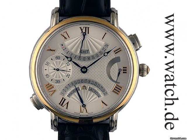 Maurice Lacroix Masterpiece Double Retrograde Stahl/Rosegold 43mm watches