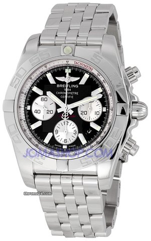 Breitling Chronomat B01 Black Dial Mens Watch AB011012-B967SS watches