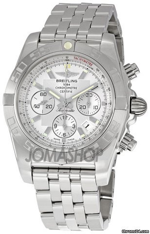 Breitling Chronomat B01 Silver Dial Chronograph Mens Watch AB011011-G684SS watches