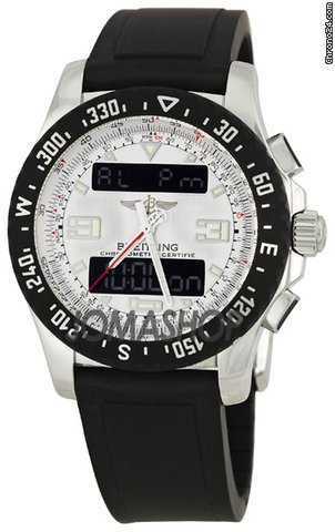 Breitling Airwolf Raven Chronograph Mens Analog-Digital Watch A7836434-G653BKPD watches