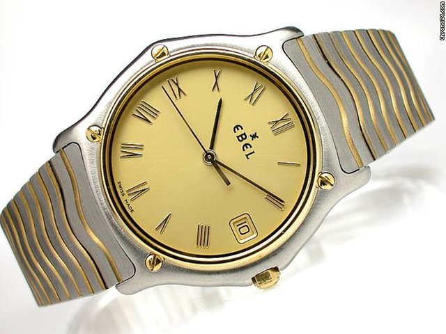 Ebel Herren "SPORT CLASSIQUE" Edelstahl / Gelbgold Quarz watches