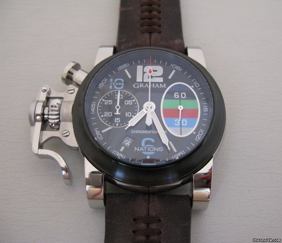 Graham CHRONOFIGHTER 6 NATIONS EDITION 10 YEARS CHRONOGRAPH RAC RBS watches
