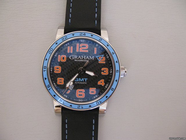 Graham TIME ZONE RACING BLUE SILVERSTONE watches