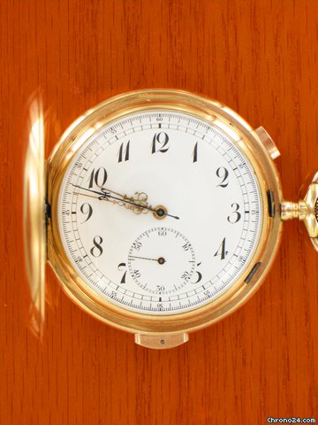 Longines Chronograph mit 1/4 Stund Repetition 14k Repetition 14 Kt Gold -repeater watches