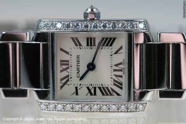 Cartier TANK FRANCAISE 750 18 K WEISSGOLD watches