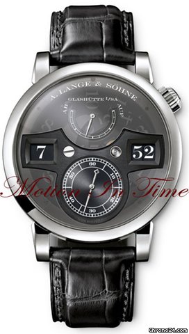 A. Lange & Sohne LANGE ZEITWERK LUMINOUS "PHANTOM" PLATINUM LIMITED 100 PIECE watches