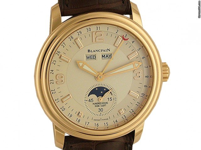 Blancpain Leman Mondphase Kalender Rosegold 40mm watches