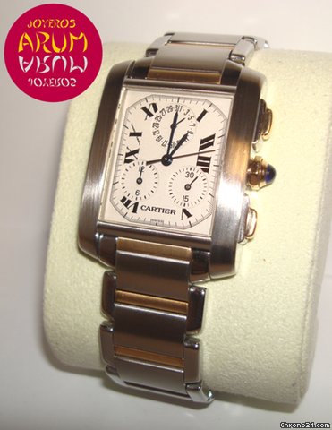 Cartier Tank Frances Chrono Mixto watches